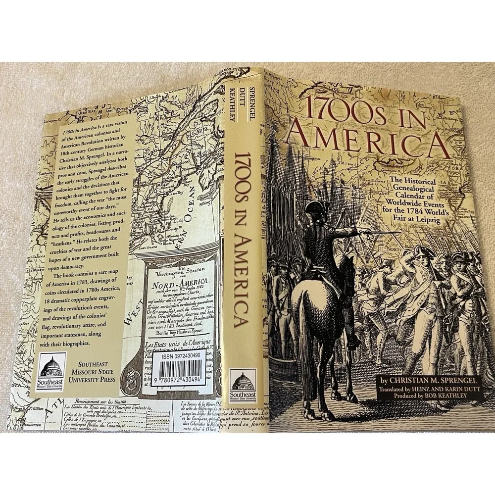 1700s In America By Christian M‎ Sprengel